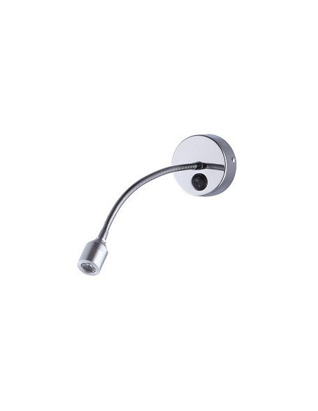 Lámpara WL-I502, aplique, cromado, lectura led