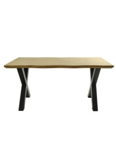 Mesa LERMA 160, metal, negro, tapa DM bilaminado 160 x 90 cms 2