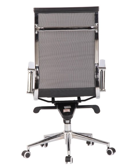 Sillón de oficina ZURICH, alto, malla negra
