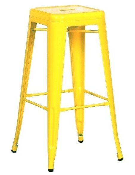 Taburete TOL EK LIMITED, acero, amarillo