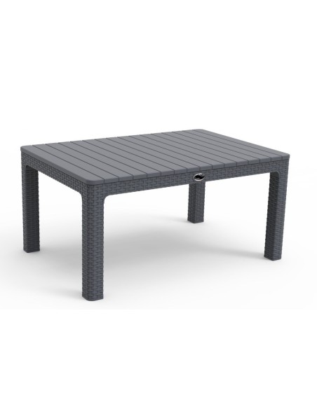 Mesa ALBUFEIRA, baja, polipropileno gris, 90 x 60 cms