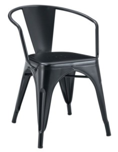 Sillón TOL EK LIMITED, acero, negro