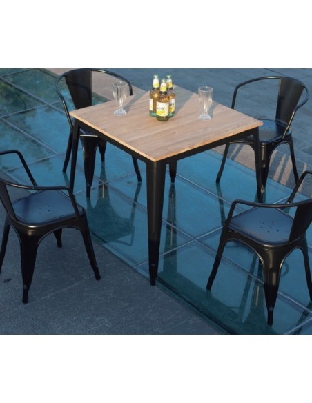 Sillón TOL EK LIMITED, acero, negro