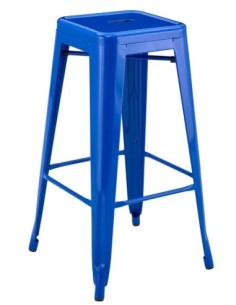 Taburete TOL EK LIMITED, acero, azul