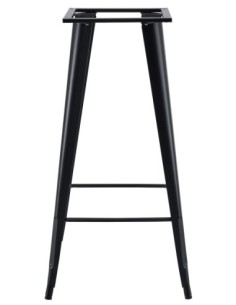 Base de mesa TOL EK, alta, acero, negra, para tapa de 60 x 60 cms 2