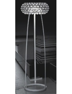 Lámpara ITALICA, pie salón, diseño, acrilica
