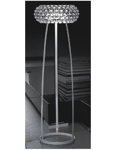 Lámpara ITALICA, pie salón, diseño, acrilica