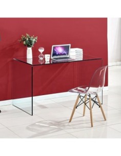 Mesa FRIBURGO, cristal templado transparente, 120 x 60 cms 2