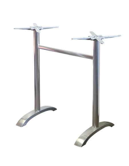 Base de mesa MILAN 108RT, alta, rectangular, aluminio*