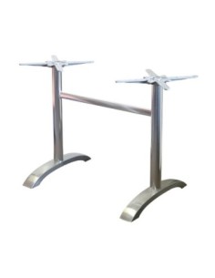 Base de mesa MILAN 108RT, alta, rectangular, aluminio* 2