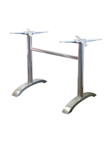 Base de mesa MILAN 108RT, alta, rectangular, aluminio*