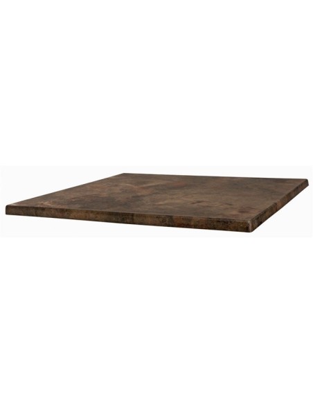 Tablero de mesa Werzalit SM, MARRÓN OXIDO 223, 60 x 60 cms*