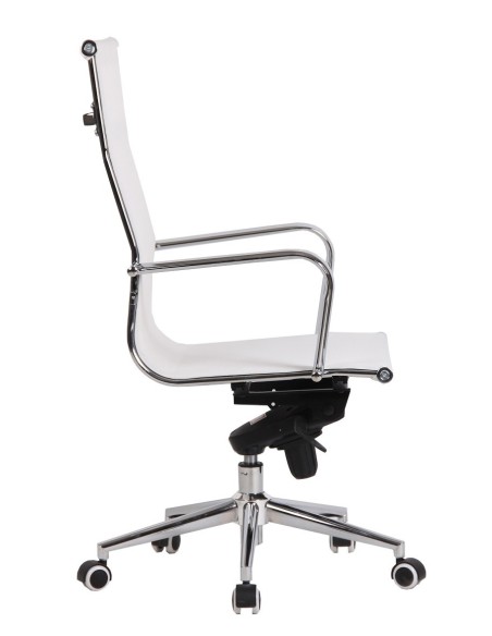 Sillón de oficina ZURICH, alto, malla blanca