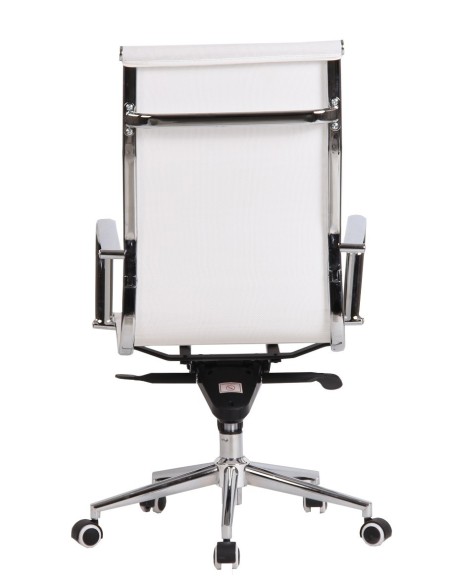 Sillón de oficina ZURICH, alto, malla blanca