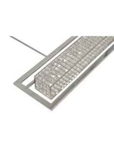 Lámpara ATRIA, colgante, metal, cristal 2