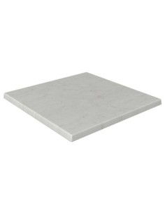 Tablero de mesa Werzalit-Sm, 70 MARMOR BIANCO, 60 x 60 cms*