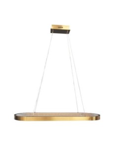 Lámpara BERLIE 90, colgante, aluminio, dorada, led