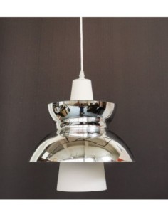 Lámpara JÚPITER, colgante, metal, plata