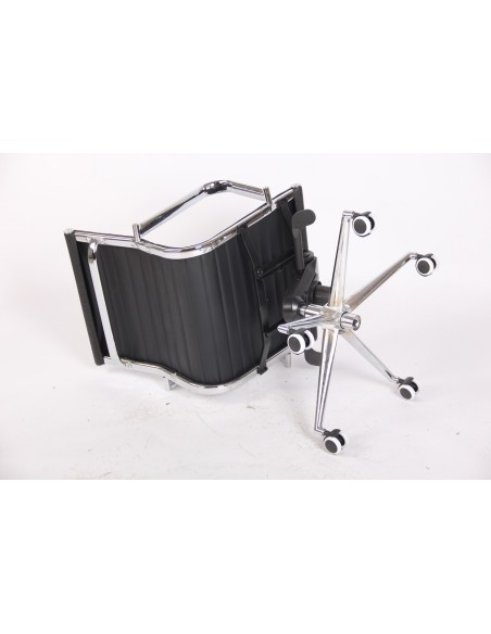 Sillón de oficina JOWY NEW, giratorio, similpiel negra