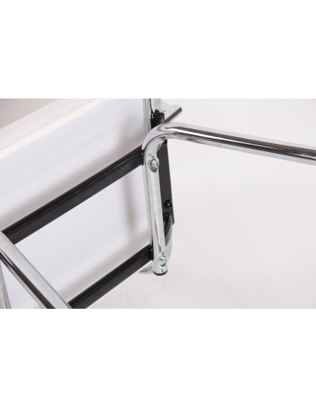 Sillón de oficina MAX NEW, fijo, malla blanca