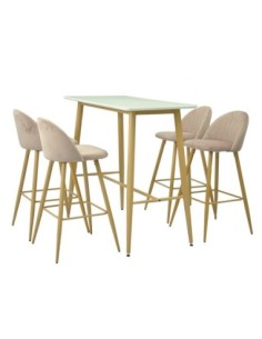 Mesa GOBBI, alta, metal, blanca, 120 x 60 cms 2