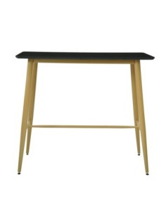 Mesa GOBBI, alta, metal, negra, 120 x 60 cms