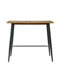 Mesa NITRA, alta, metal, tapa DM 6064 vintage, 120 x 60 cms 2